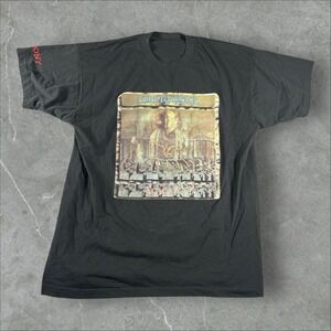Vintage Oppressor Shirt Mens‎ XL Black 90s Agony Death Metal Band Single Stitch